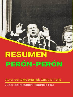 cover image of Resumen de Perón-Perón de Guido Di Tella